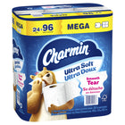 Charmin Ultra Soft Toilet Paper - 24 Mega Rolls of 208 Sheets Per Roll-Cushiony soft without compromising strength