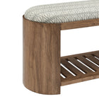 Modway Ashby 45" Geometric Upholstered Bench - Natural/Geometric-7