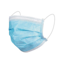 Forcefield Ear Loop Masks - Pleated - 50 Pack-Polypropylene