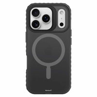 Nimbus9 Stratus 2 Compatible with MagSafe Case for iPhone 17 Pro - Smoke-The integrated kickstand adds convenience, allowing for hands-free viewing whether you're on a video call, streaming, or following a recipe