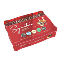 Famous Names Signature Liqueur Collection in Gift Tin - 370 g-Includes Teachers Highland Cream, Courvoisier Cognac, Irish Cream, Harveys Bristol Cream and Cointreau