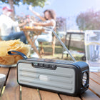 InnovaGoods Wireless Speaker with Solar Charging and LED Torch-Modern design: Innovative and functional