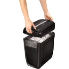Fellowes Powershred 60Cs 10-Sheet Cross-Cut Shredder (4606004)-SafeSense Technology stops shredding when hands touch the paper opening