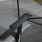 Vinsetto - Chaise d’ordinateur en maille à haut dossier avec accoudoirs - gris-Pivotement à 360 degrés