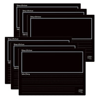 The Pencil Grip Activity Playmat - Draw a Picture - 6 Pack-Draw, wipe, repeat with these reusable mats.