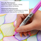 Sharpie Permanent Markers - Fine Point - Assorted Colours - 24 Pack-Remarkably resilient ink dries quickly and resists fading and water