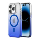 AXS Crystal Shield D3O Case MagSafe Compatible for Apple iPhone 15 Pro - Sapphire Gradient-8ft drop tested, backed by D3O technology
