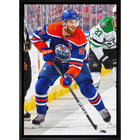 Connor Mcdavid Oilers Action - Framed Canvas - 22" x 31"-Premium canvas print with gallery-wrapped edges