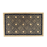 Floor Choice FC06 Coir Doormat - 18" x 30" - Cosmos A-Cosmic-themed pattern enhances modern or artistic décor