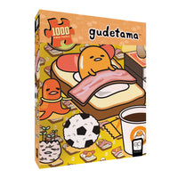 USAopoly Gudetama “Work From Bed” 1,000 Piece Puzzle-Age: 8+