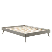 Modway Margo Wood Queen Platform Bed Frame - Grey-Queen Platform Bed Frame
