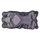 ONEofZERO Large Premium Desk Pad - Anti Slip Rubber Bottom - Wendigo-Irregular shaped Stitched Edge: The edge of this deskpad follows the contour of the design allowing for the art to be displayed as intended by the artist