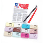 Staedtler FIMO Foodie Fun Modeling Clay Set - Assorted - 14 Pack-12 individually wrapped half blocks of assorted clay colours in a boxed set