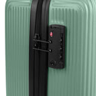 Bugatti Alexandria Collection 26.50" Hardside Spinner Luggage – Iceberg Green-Reinforced top carrying handle