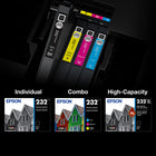Epson T232 Ink Cartridge - Standard Capacity - Black-Brilliant prints on both plain and glossy paper