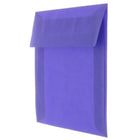 JAM Paper - Enveloppes d'invitation carrées en vélin translucide - 6,5 po x 6,5 po - Bleu primaire - paquet de 25 (PACV527)-Taille: 6 1/2 x 6 1/2 pouces