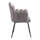 Zuo Noosa Dining Chair - Grey - Set of 2-3 year limited warranty