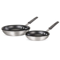 Tramontina Pro-Line Aluminum Nonstick Restaurant Fry Pan Set - 8" and 10" - NSF-Certified-Ideal for personal every-day use