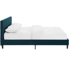 Modway Anya Fabric Full Bed - Azure-Non-Marking Foot Caps