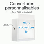 Cardinal® - Reliure XtraLife ClearVue verrouillable à anneaux en D, blanche, 5 po-Capacité de 1100 feuilles; anneaux de 5 po