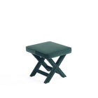 Manhattan Comfort - Abigail banc ottoman tapissé en velours vert style milieu du siècle moderne 20,47"-Mesure de la hauteur des jambes : 16,33 po