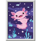 Ravensburger CreArt Axolotl Paint By Numbers-Finish in about 4 hours, let dry, then pop it in the included frame for display