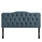 Modway Annabel Stain-Resistant Performance Velvet Queen Headboard - Cadet Blue-Assembly Required