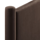 Modway - Rael Performance Velvet Tête de lit King, Marron chocolat-5