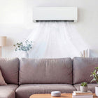HOMCOM - climatiseur mini-split 12000 BTU avec Wifi - blanc-Indice SEER2 22 élevé pour réduire les coûts énergétiques tout en restant efficace