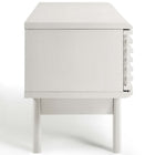 Modway Render 59" TV Stand - White-Center Cable Management Hole