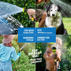 XHose Pro 50' Expandable Garden Hose-Heavy duty: commercial grade dac-5 fiber webbing helps resist leaks, punctures, and dragging over rough surfaces for long lasting use