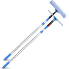 Gritt Commercial Pro Window Washing Cleaning Kit - 14" Squeegee - 14" Washer - 6' Telescopic Pole-Blade Length: 14 Inches