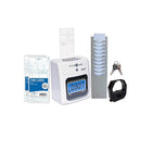 Pyramid Time Systems 3800 Punch Card Time Clock System - Ivory/Charcoal-20