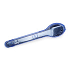 Sully Stainless Steel 3-Piece Cutlery Set With Case - Blue-Stainless Steel