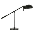 Hudson&Canal - Lampe de table Dexter de 59,7 cm de haut avec bras articulé et abat-jour en métal - Bronze noirci/Bronze noirci-Design transitionnel pour votre salon, votre espace de travail ou votre table de chevet