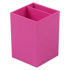 JAM Paper - Pot à crayons en plastique  - rose fuchsia-Couleur : rose vif fuchsia | Soyez élégant et organisé avec un pot à crayons moderne et colouré.