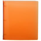 JAM Paper Plastic 3 Ring Binder, 0.75 inch, Orange, 5 Pack (53016org)-Perfect for organizing your paper work, whether you use them for school, office, or at home