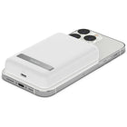 Belkin 5k Magnetic Wireless Power Bank + Kick Stand - White-Comes with a metal fold-out stand for a convenient and hands-free way to use your device while you charge