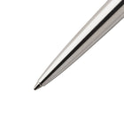 Parker Jotter Gel Pen - Stainless Steel with Gold Trim - Medium Point - Black Ink - 0.7mm-Convenient retractable click design with a stainless-steel barrel accented by high-shine gold-finish trims and an arrowhead clip
