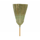 Globe Housekeeper Heavy-Duty Corn Broom - 5 String-Bound with 5 lines of polyester stitching
