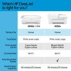 HP DeskJet 2842e Wireless All-in-One Printer Scanner Copier - Bright Lilac-SAVE ENERGY - This printer is ENERGY STAR and EPEAT certified