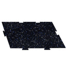 Edgewood IN2FIT Interlocking Impact and Sound Absorbing Fitness Tile - 16.6" x 23.5" - Berry - 9 Pack-PU bonded recycled and EPDM rubber