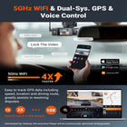 Vantrue N4S 2.7K 1440P 3-Channel Dash Cam with 64 GB SD Card-Delivers clear video evidence day and night to help prevent fraud disputes and hit and run incidents