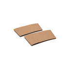 Eco Packaging - Manchons pour gobelet à café Eco Packaging pour 10 - 20 oz. gobelets - Papier à double couche - Paquet de 1000-Blanc