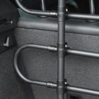PawHut Adjustable Fence Dog Car Barrier for SUVs - Black-Universal design moves easily from a vehicle to the next 
