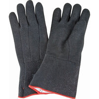 Showa Best Glove Char-Guard Heat-Resistant Gloves, Cotton, Large/9, Protects Up To 500-degrees F (260-degrees C) - 4 Pack-Cuff Style Gauntlet