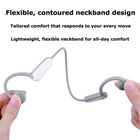 MyBat Open-Ear Bone Conduction Wireless Headphones - Grey-IPX5 Water & Sweat Resistance - designed to handle sweat and light rain during workouts