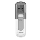 Lexar JumpDrive V100 USB 3.0 Flash Drive - 128GB - White-Easily transfer, store, and share important files