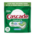 Cascade Action Packs Dishwasher Detergent - Complete Fresh - 15 count-Formulated with the grease-fighting power of Dawn