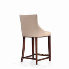 Manhattan Comfort - Shubert tabouret de comptoir moderne en similicuir 22,64" - tan - lot de 2-Fait pour durer. Produit de qualité commerciale